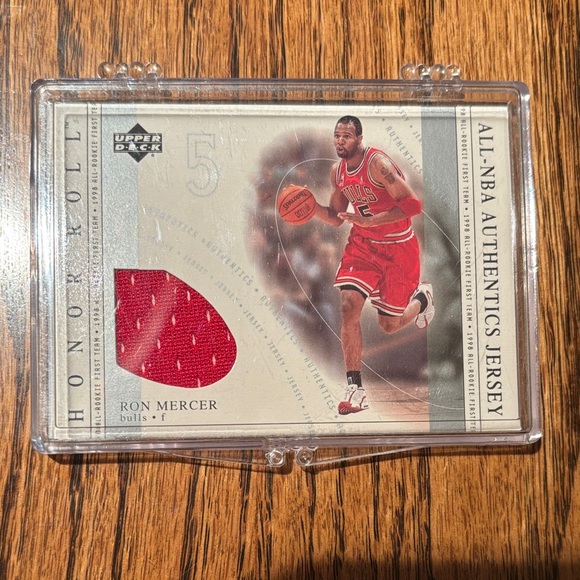 Upper Deck Ron Mercer All-NBA Authentics Jersey Card
